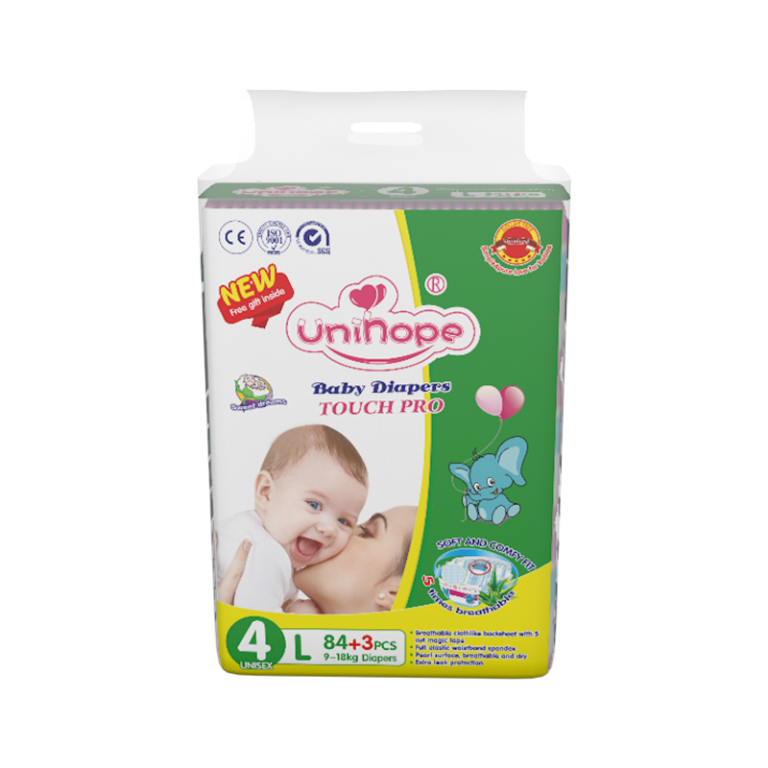 Unihope Green Baby Diapers Touch Pro