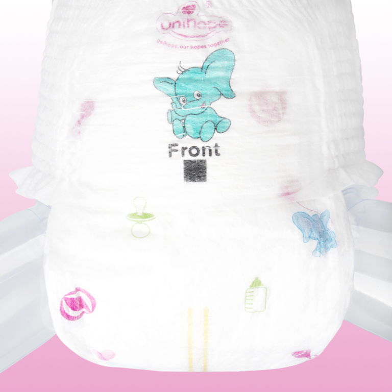 Unihope Pink And Purple Baby Diapers 5
