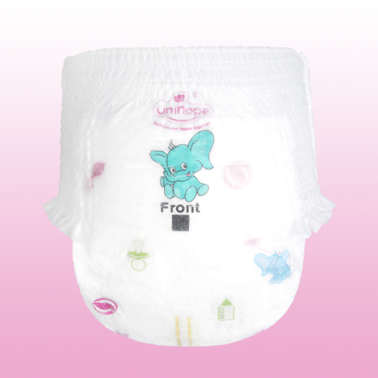 Unihope Pink And Purple Baby Diapers1